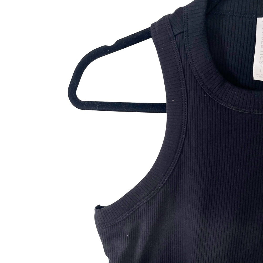 Fabletics Black Ribbed Racerback Tank - Picture 7 of 8
